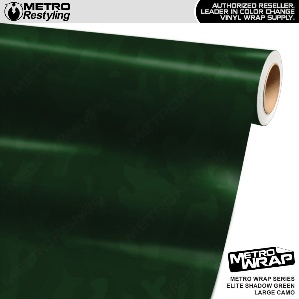 Metro Wrap Large Classic Elite Shadow Green Camouflage Vinyl Film