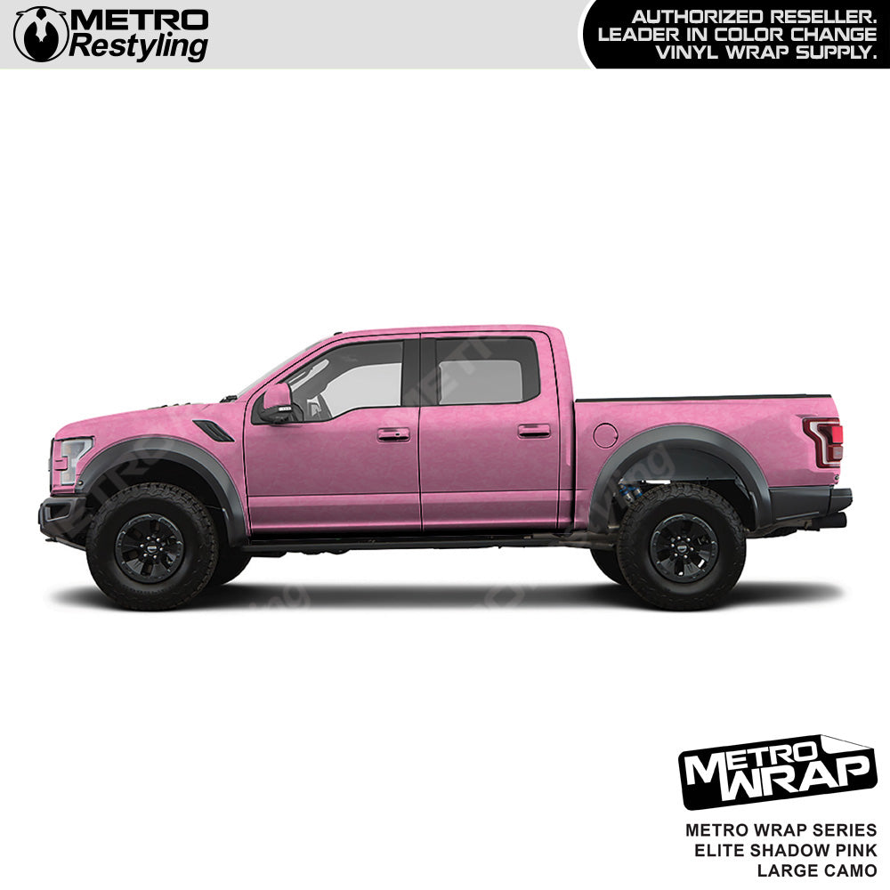 Metro Wrap Large Classic Elite Shadow Pink Camouflage Vinyl Film