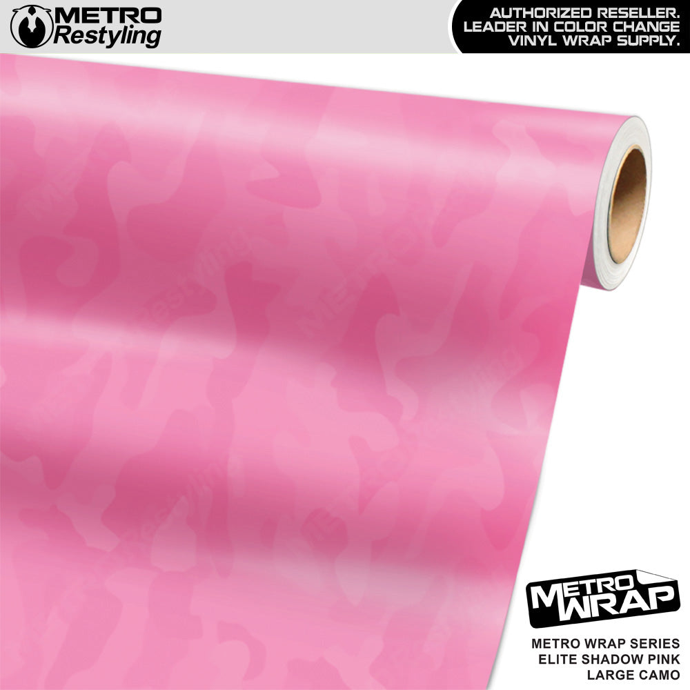 Metro Wrap Large Classic Elite Shadow Pink Camouflage Vinyl Film