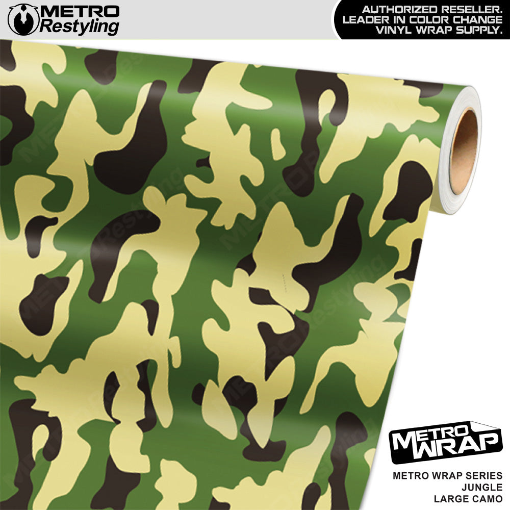 Metro Wrap Large Classic Jungle Camouflage Vinyl Film