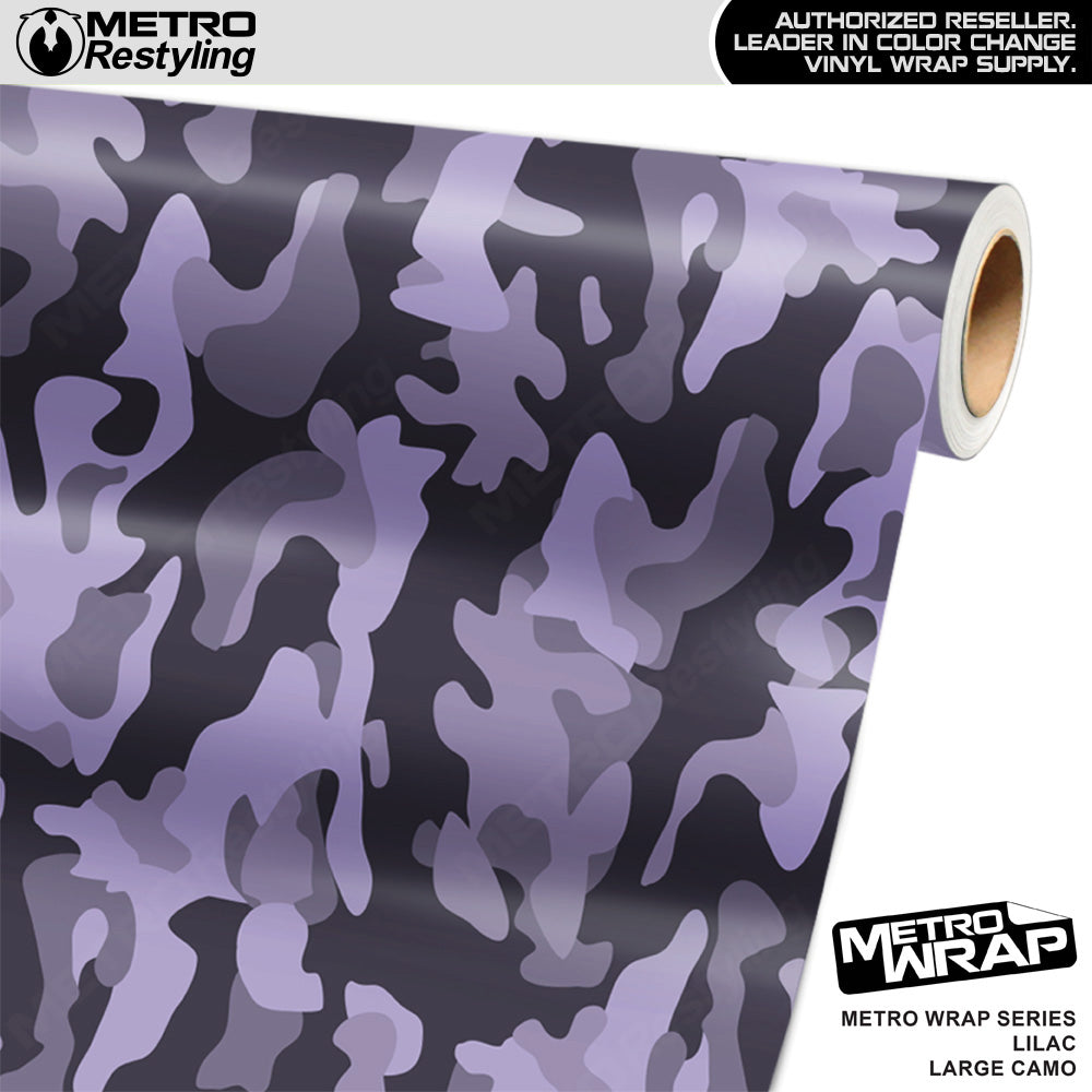Metro Wrap Large Classic Lilac Camouflage Vinyl Film
