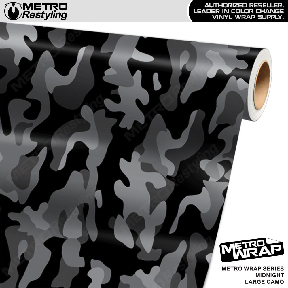 Metro Wrap Large Classic Midnight Camouflage Vinyl Film