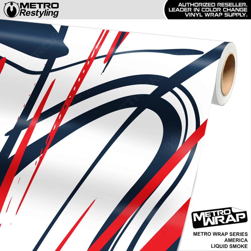 Metro Wrap Liquid Smoke America Vinyl Film