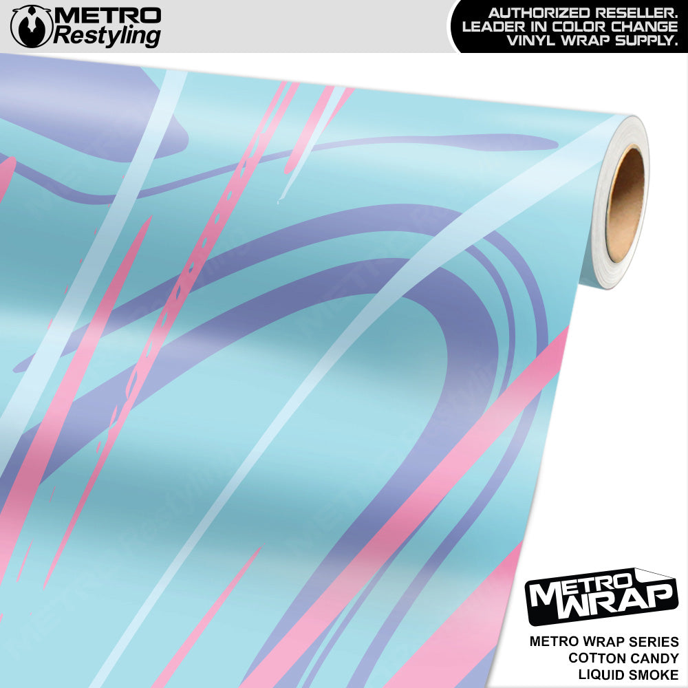 Metro Wrap Liquid Smoke Cotton Candy Vinyl Film