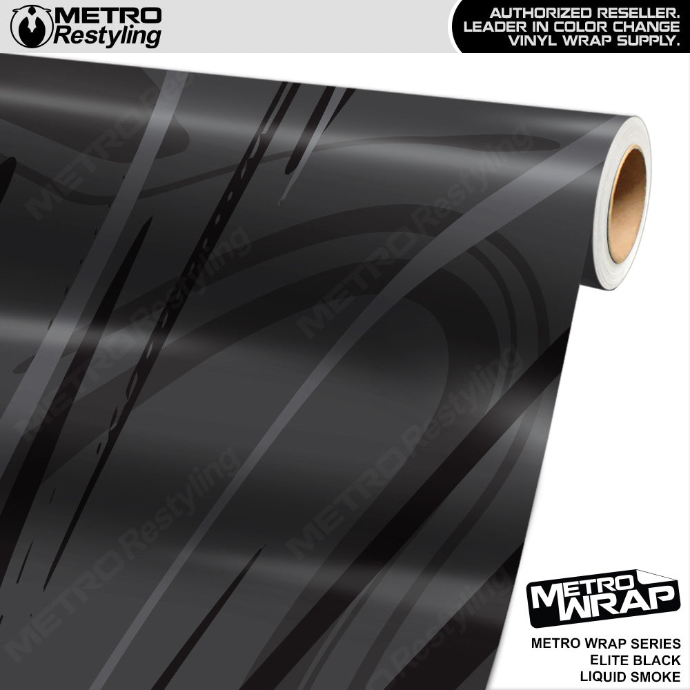 Metro Wrap Liquid Smoke Elite Black Vinyl Film