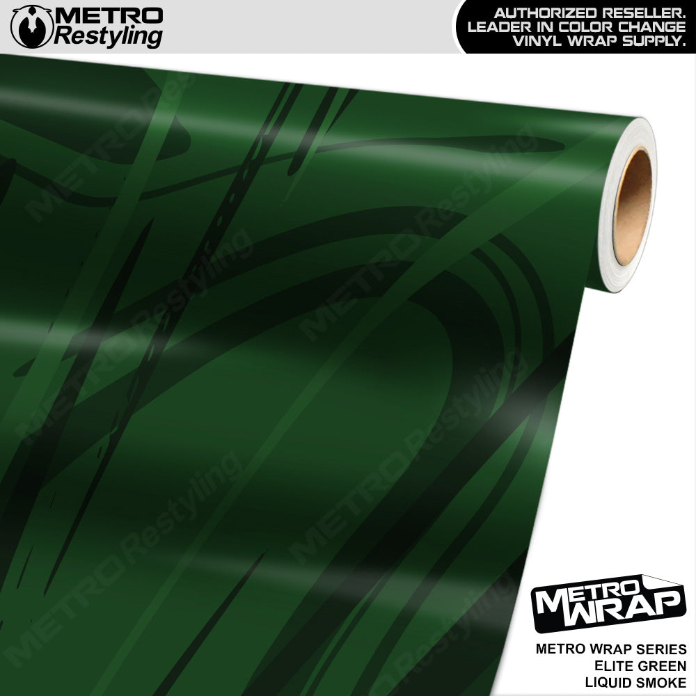 Metro Wrap Liquid Smoke Elite Green Vinyl FilmMetro Wrap Liquid Smoke Elite Green Vinyl Film