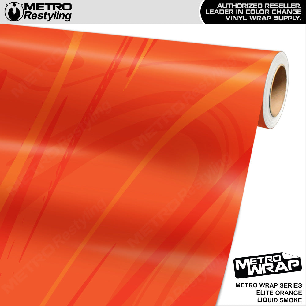 Metro Wrap Liquid Smoke Elite Orange Vinyl Film