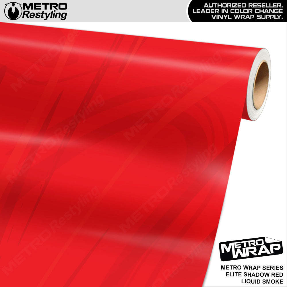 Metro Wrap Liquid Smoke Elite Shadow Red Vinyl Film