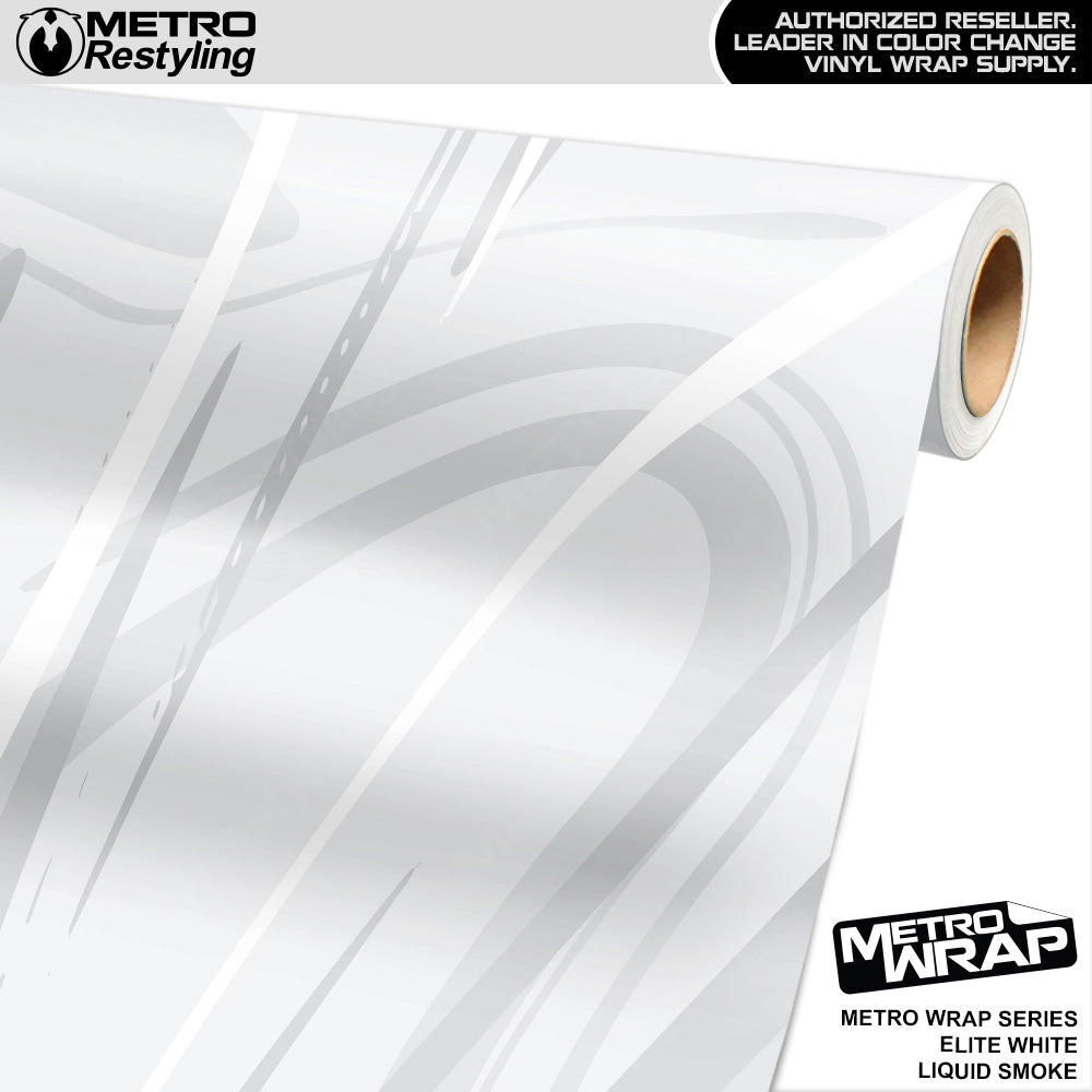 Metro Wrap Liquid Smoke Elite White Vinyl Film