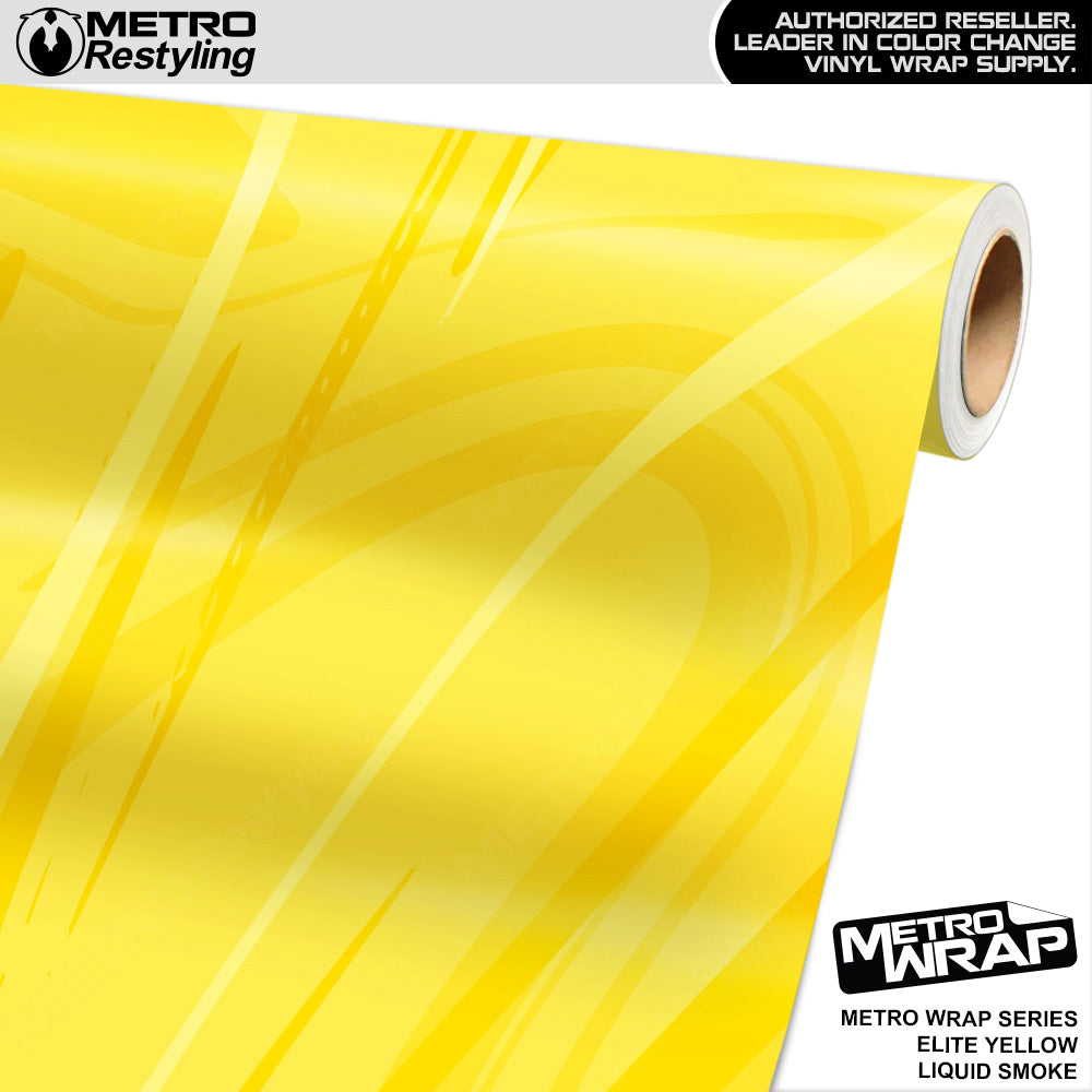 Metro Wrap Liquid Smoke Elite Yellow Vinyl Film