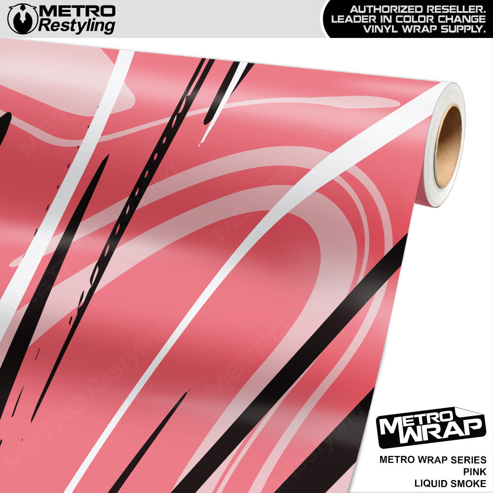 Metro Wrap Liquid Smoke Pink Vinyl Film