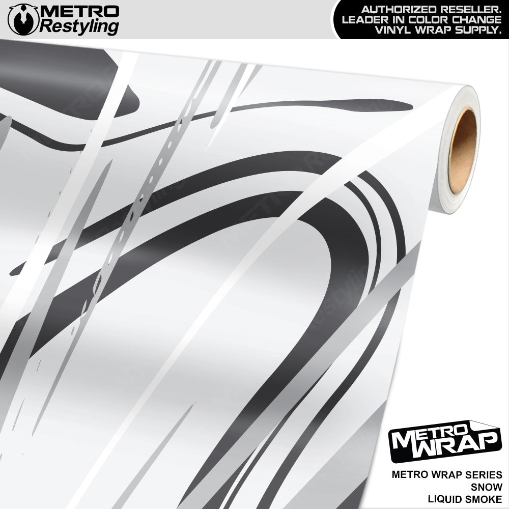 Metro Wrap Liquid Smoke Snow Vinyl Film