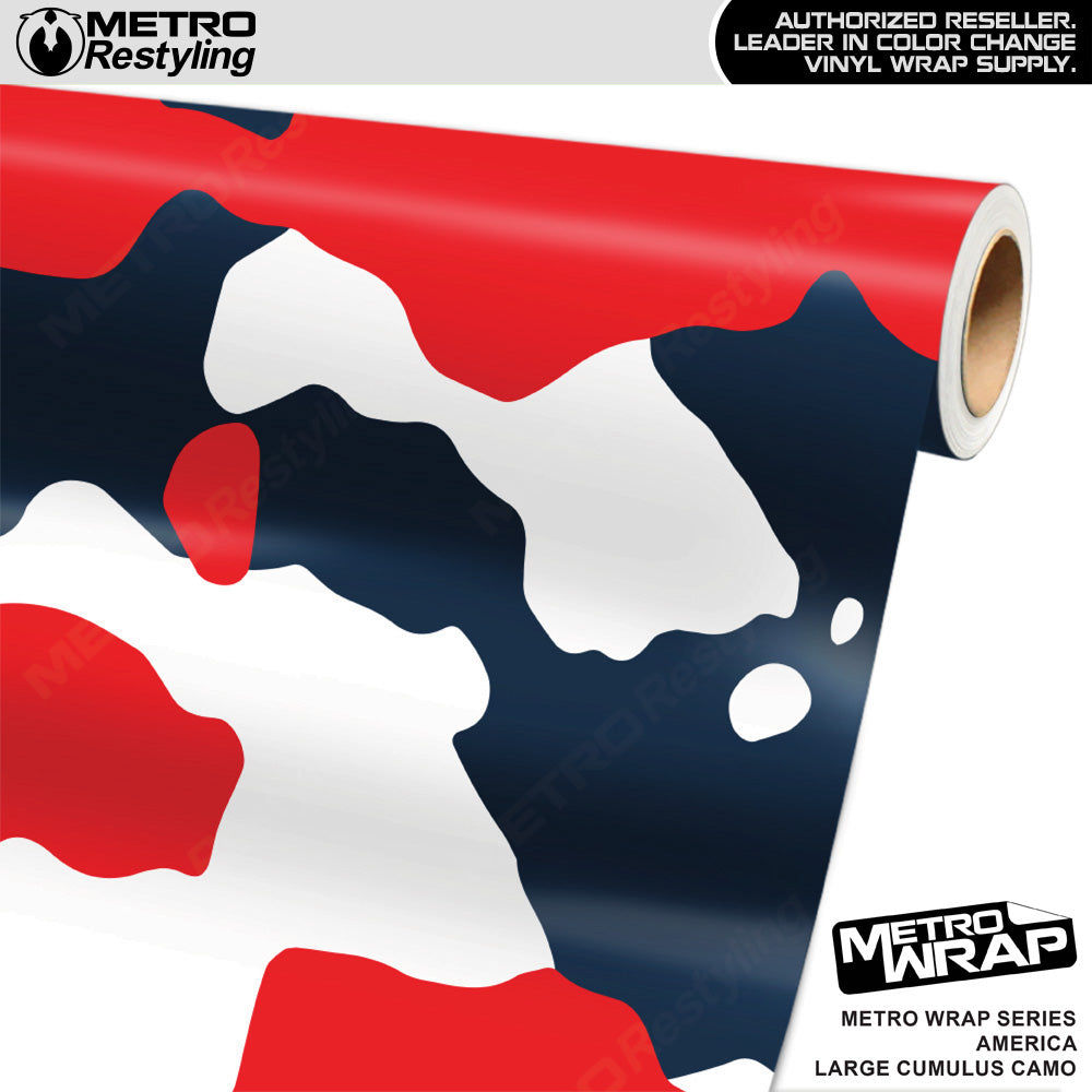 Metro Wrap Large Cumulus America Camouflage Vinyl Film