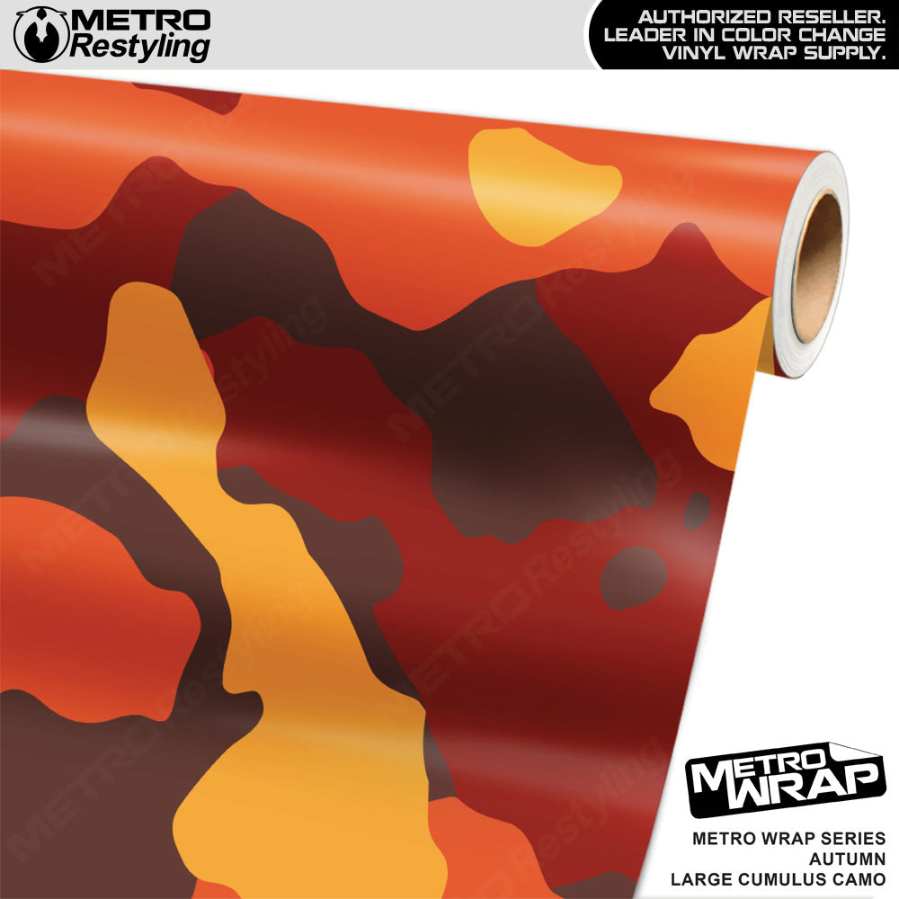 Metro Wrap Large Cumulus Autumn Camouflage Vinyl Film