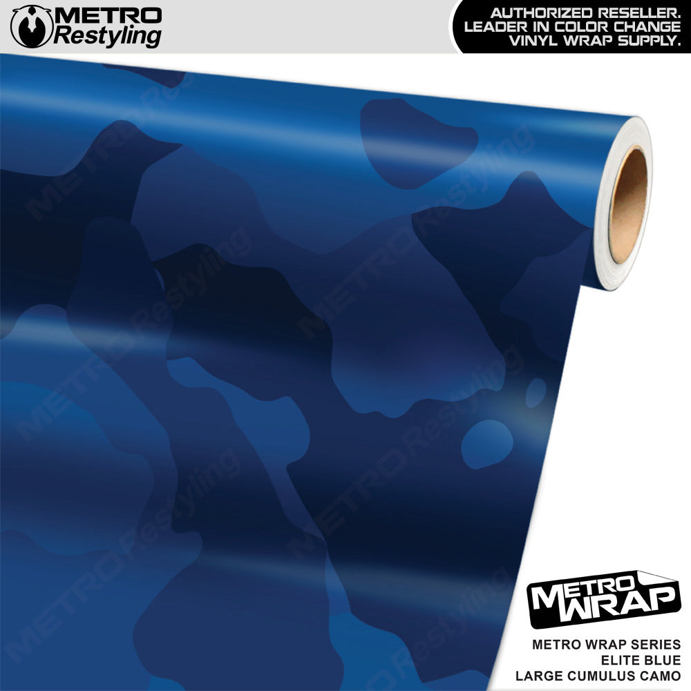 Metro Wrap Large Cumulus Elite Blue Camouflage Vinyl Film