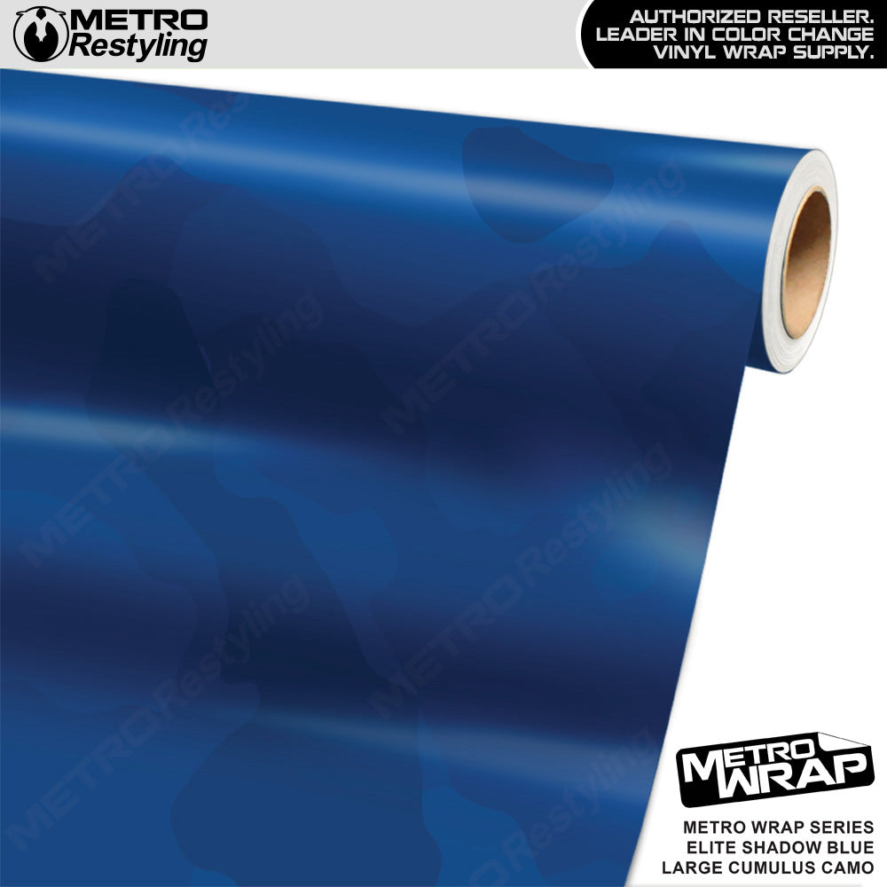 Metro Wrap Large Cumulus Elite Shadow Blue Camouflage Vinyl Film