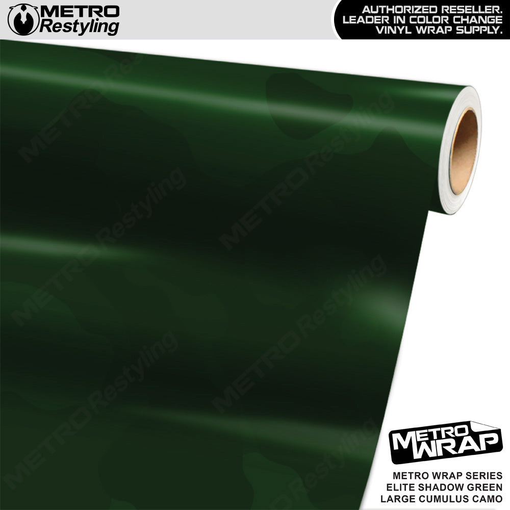 Metro Wrap Large Cumulus Elite Shadow Green Camouflage Vinyl Film