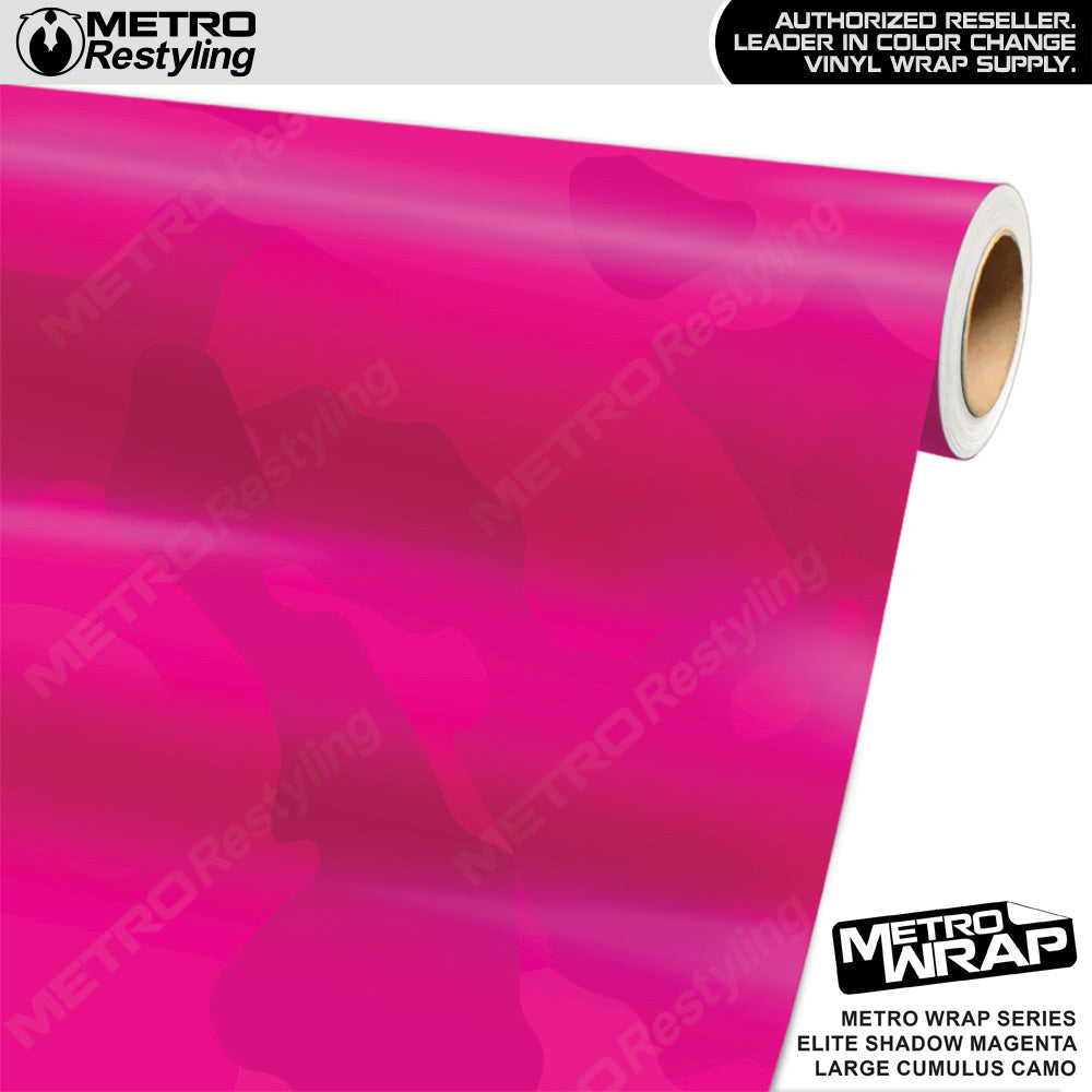 Metro Wrap Large Cumulus Elite Shadow Magenta Camouflage Vinyl Film