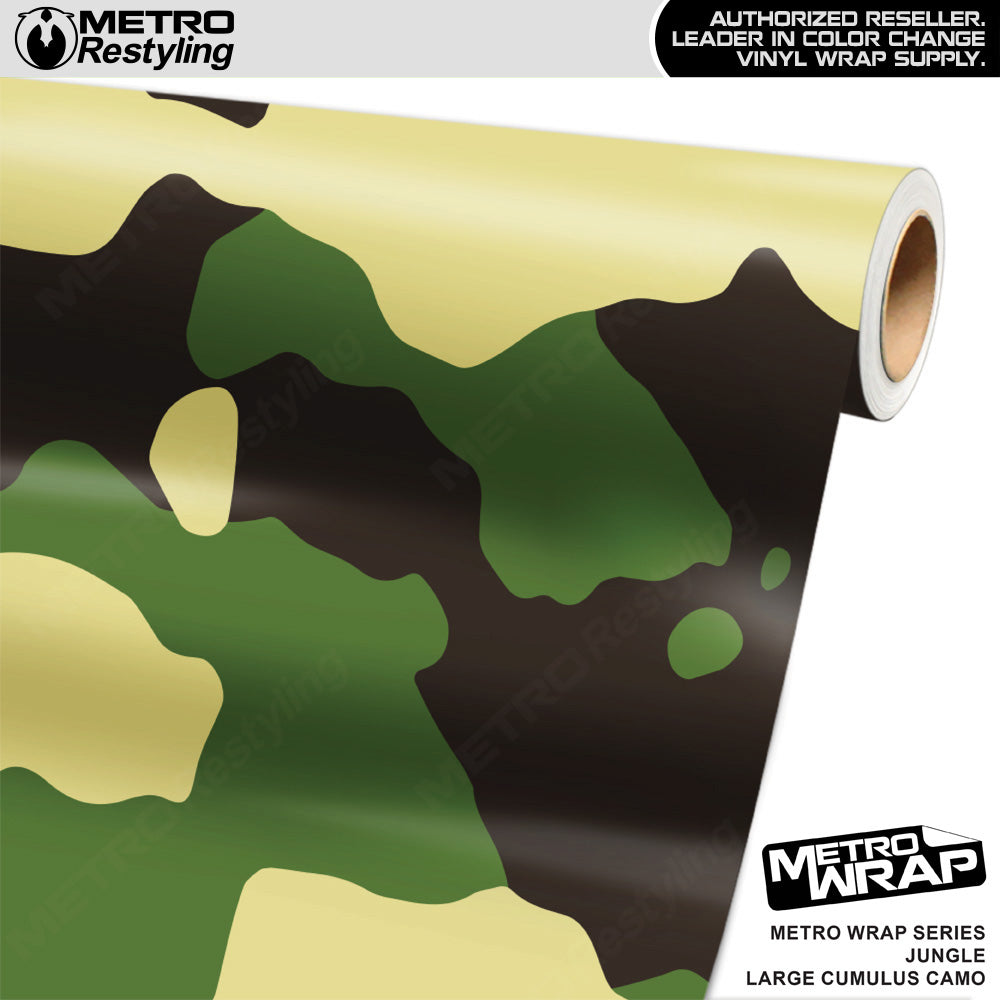 Metro Wrap Large Cumulus Jungle Camouflage Vinyl Film