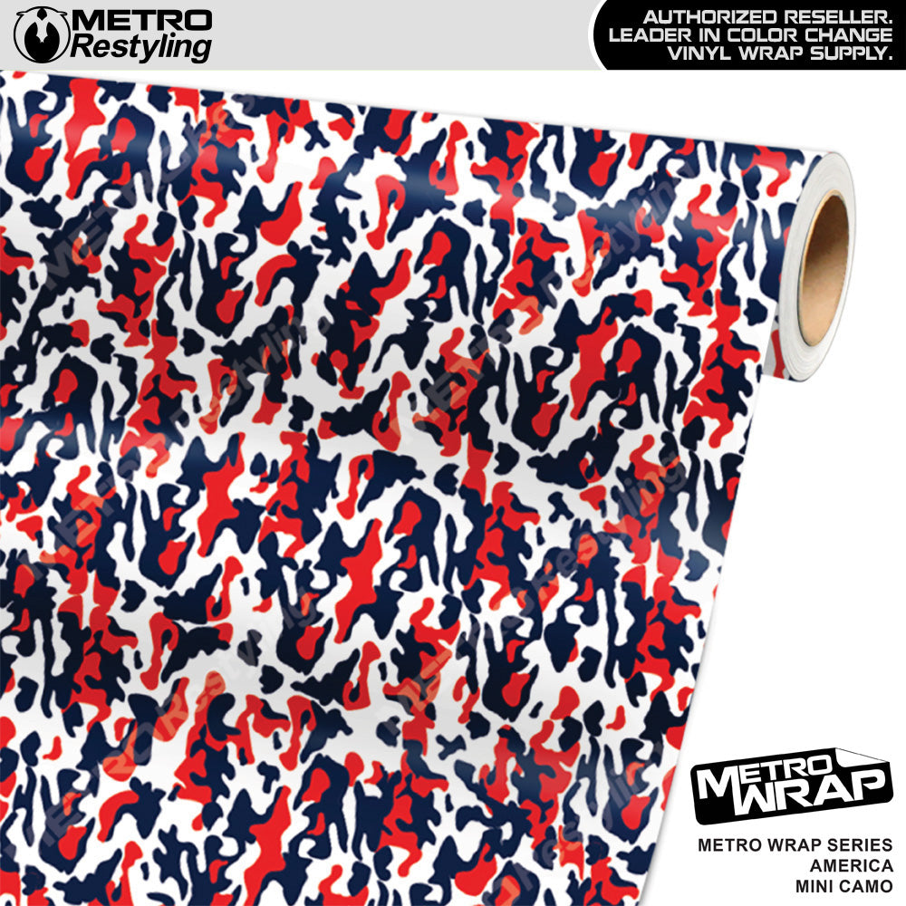 Metro Wrap Mini Classic America Camouflage Vinyl Film