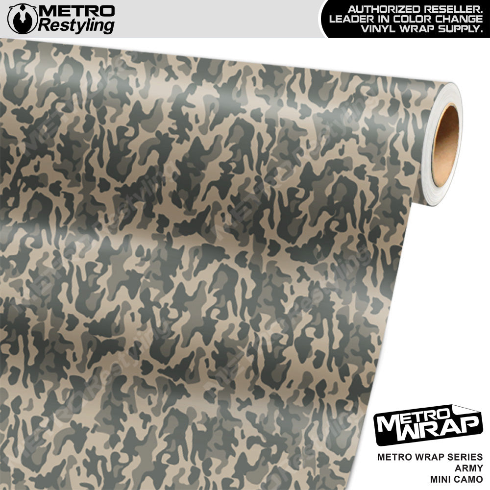 Metro Wrap Mini Classic Army Camouflage Vinyl Film