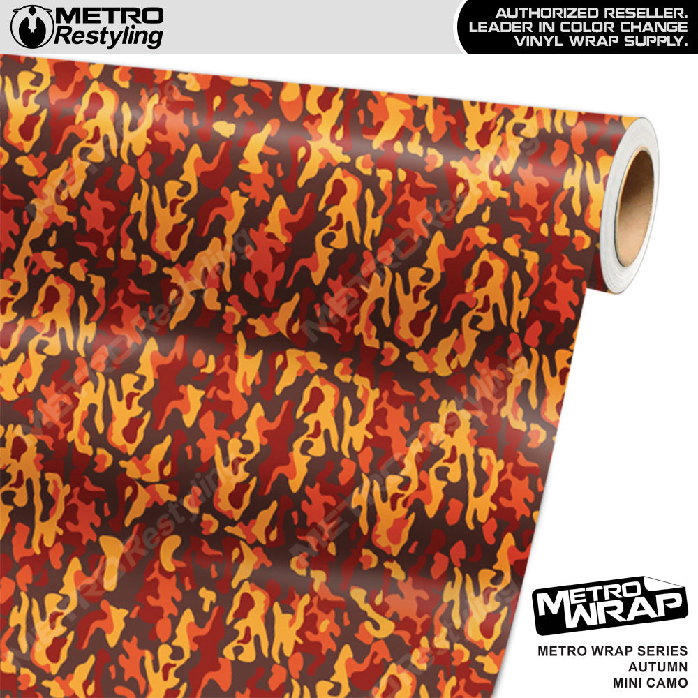 Metro Wrap Mini Classic Autumn Camouflage Vinyl Film