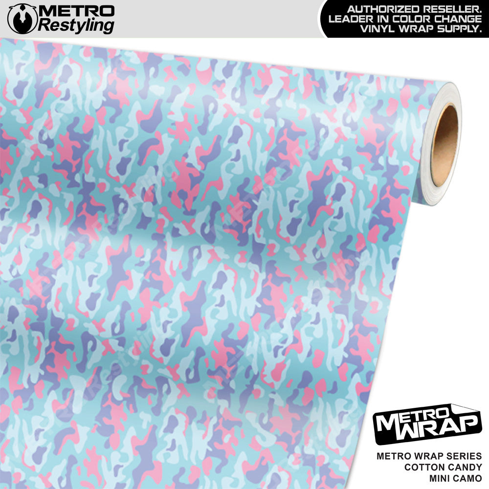 Metro Wrap Mini Classic Cotton Candy Camouflage Vinyl Film