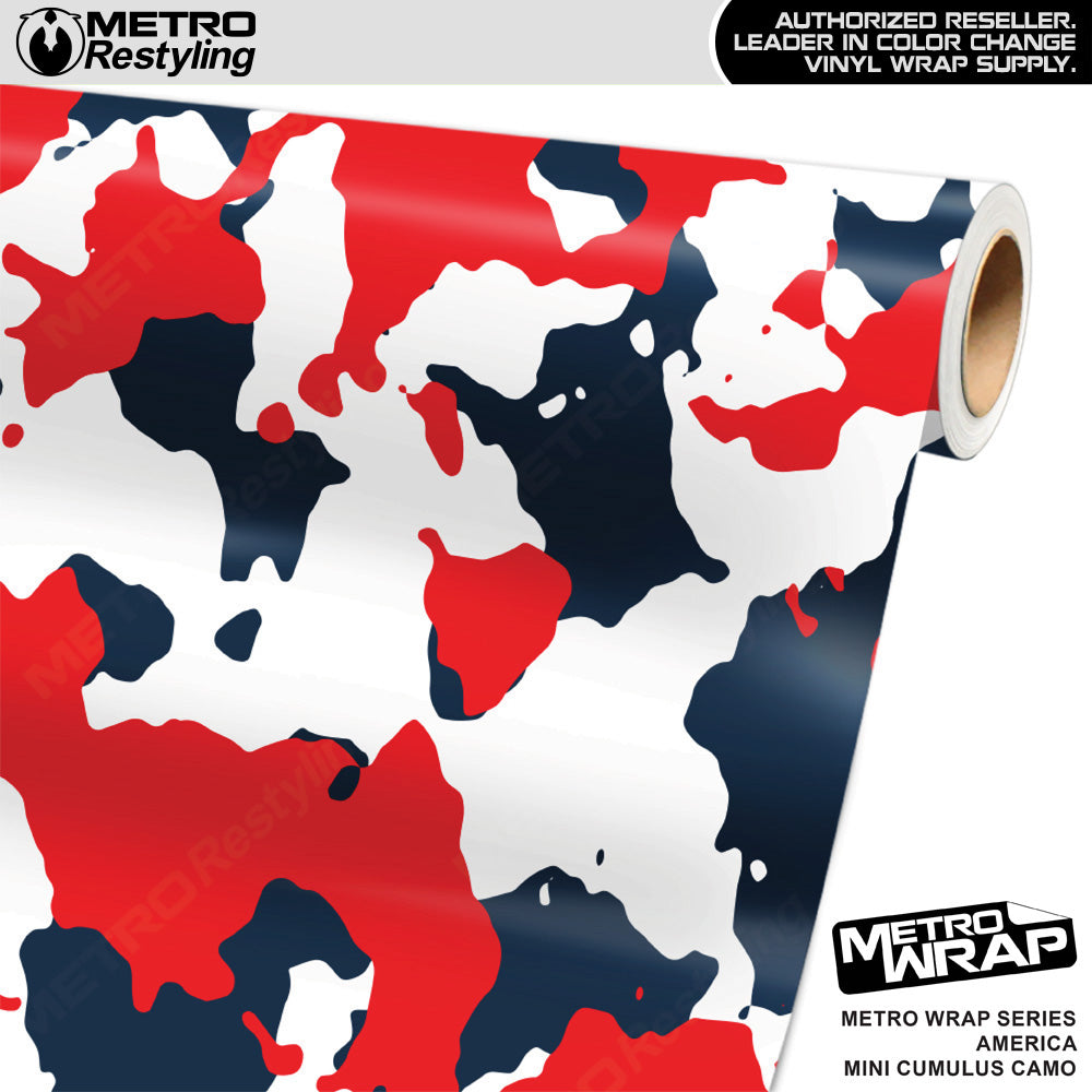 Metro Wrap Mini Cumulus America Camouflage Vinyl Film