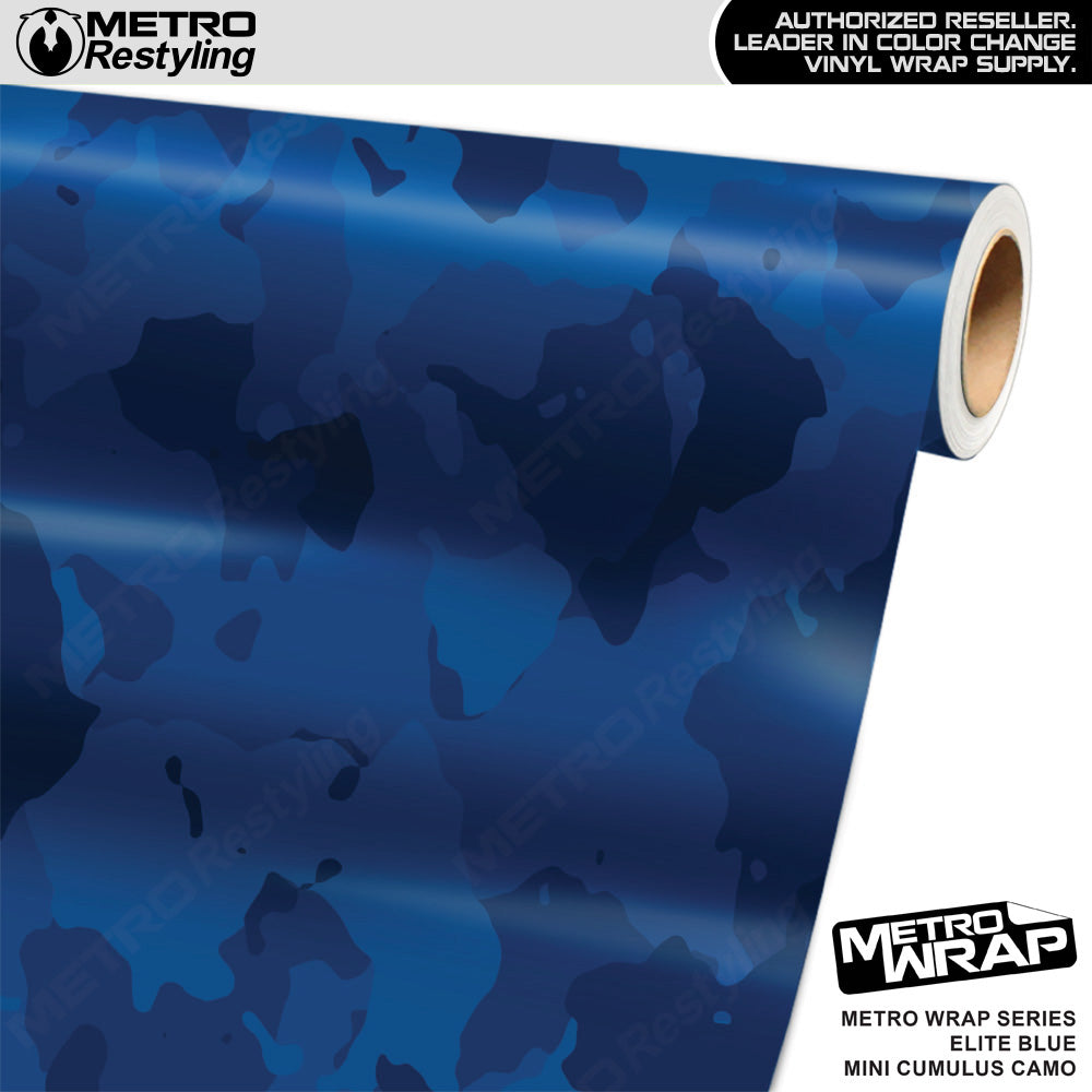 Metro Wrap Mini Cumulus Elite Blue Camouflage Vinyl Film