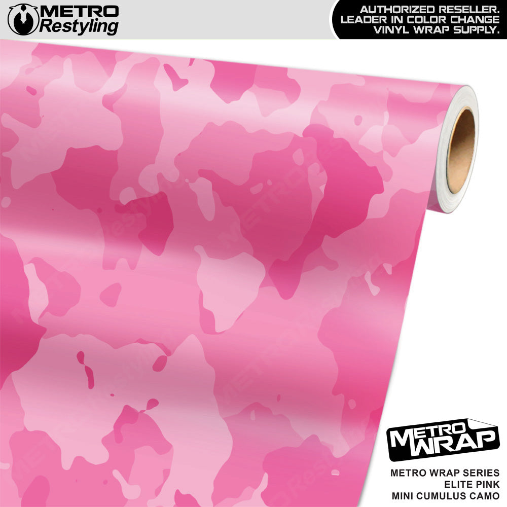 Metro Wrap Mini Cumulus Elite Pink Camouflage Vinyl Film