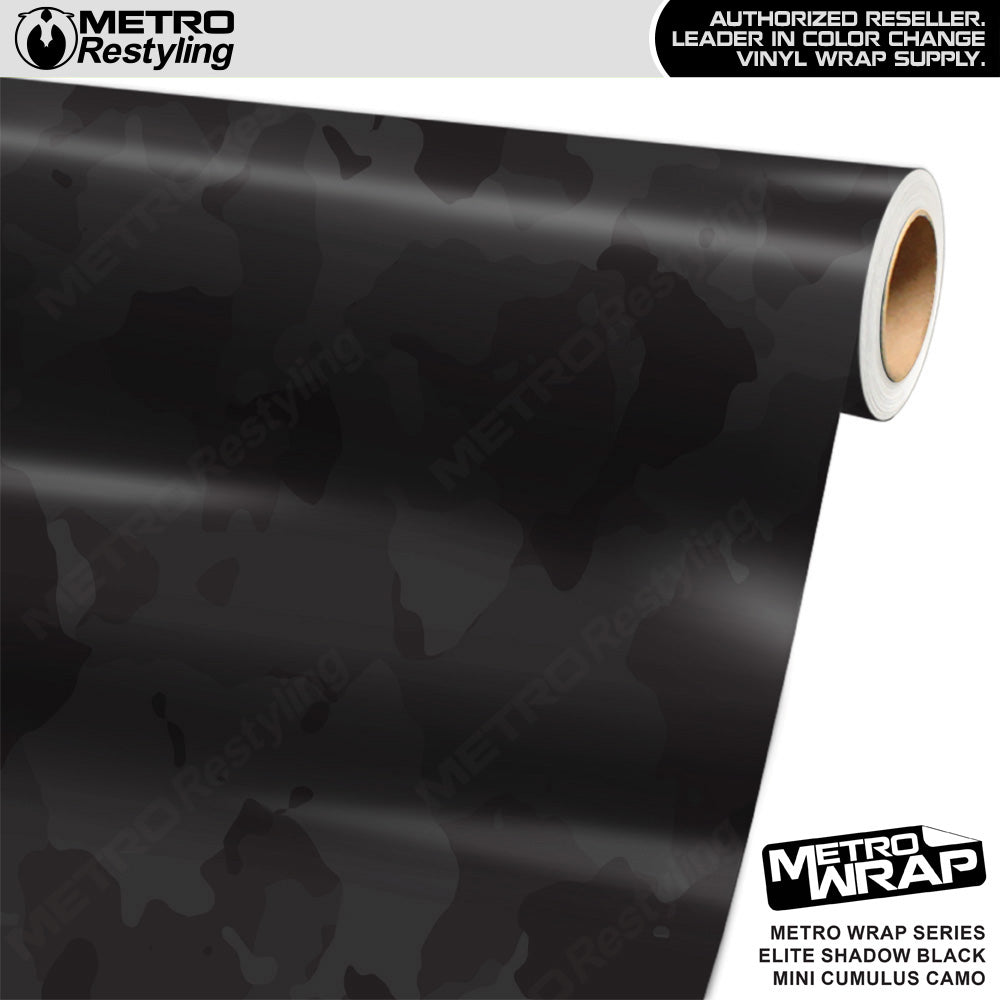Metro Wrap Mini Cumulus Elite Shadow Black Camouflage Vinyl Film