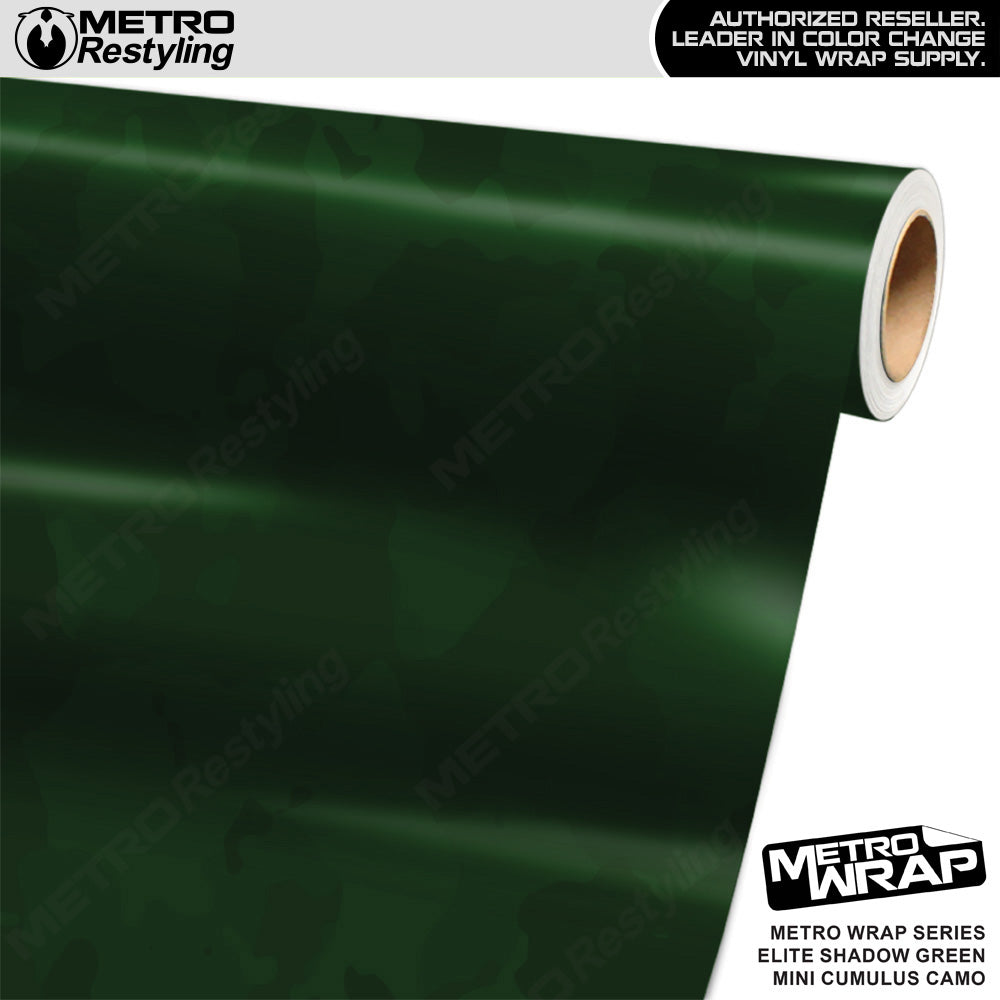 Metro Wrap Mini Cumulus Elite Shadow Green Camouflage Vinyl Film