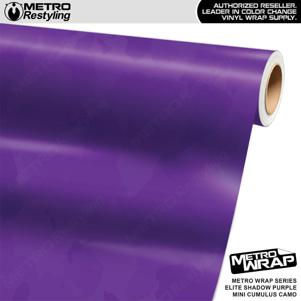 Metro Wrap Mini Cumulus Elite Shadow Purple Camouflage Vinyl Film