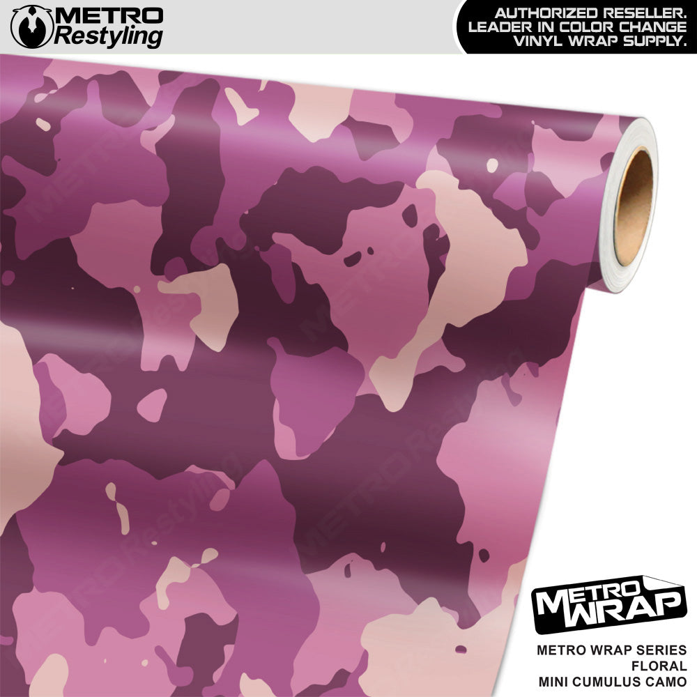 Metro Wrap Mini Cumulus Floral Camouflage Vinyl Film