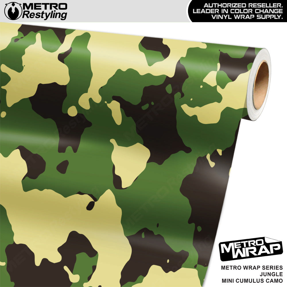 Metro Wrap Mini Cumulus Jungle Camouflage Vinyl Film