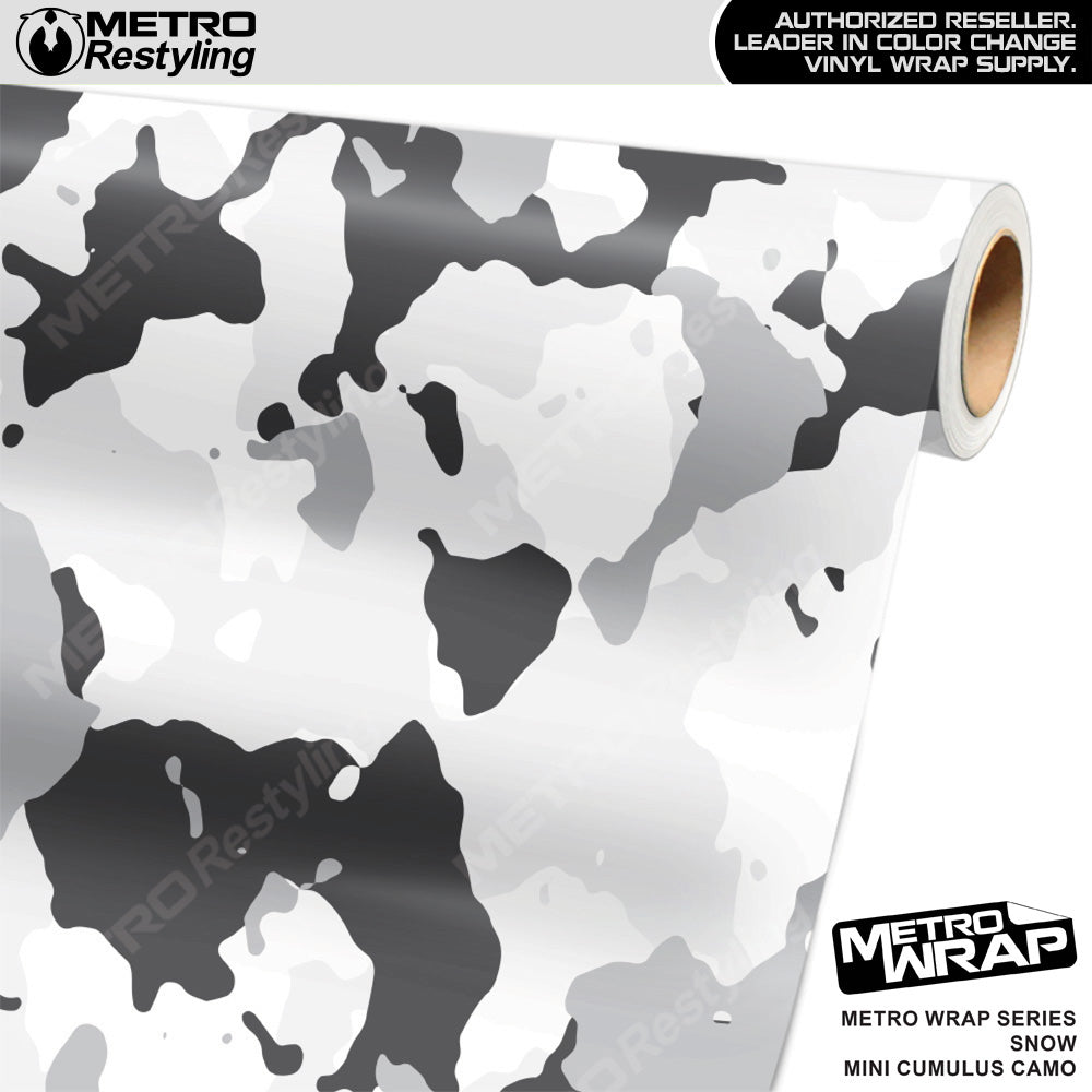 Metro Wrap Mini Cumulus Snow Camouflage Vinyl Film