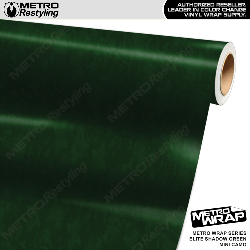 Metro Wrap Mini Classic Elite Shadow Green Camouflage Vinyl Film