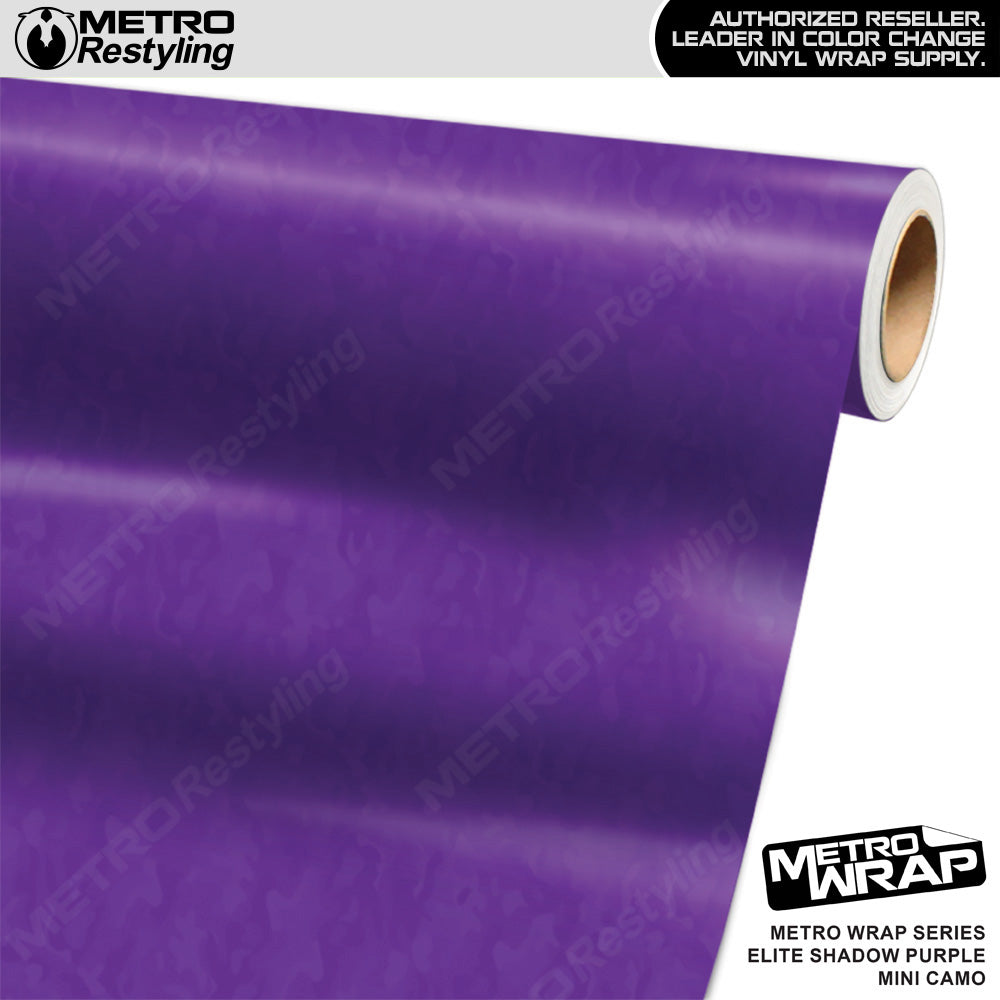 Metro Wrap Mini Classic Elite Shadow Purple Camouflage Vinyl Film