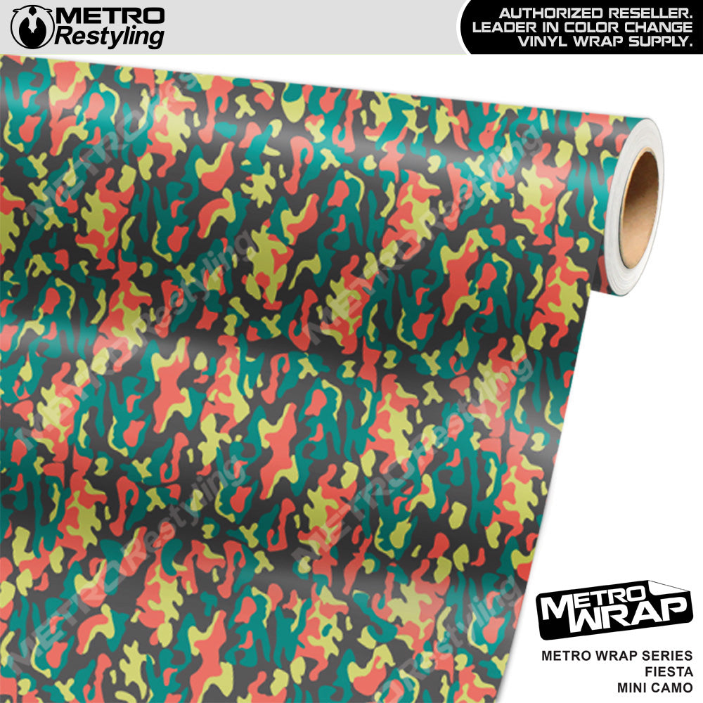 Metro Wrap Mini Classic Fiesta Camouflage Vinyl Film