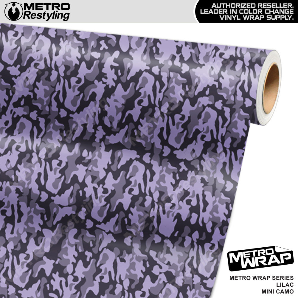 Metro Wrap Mini Classic Lilac Camouflage Vinyl Film