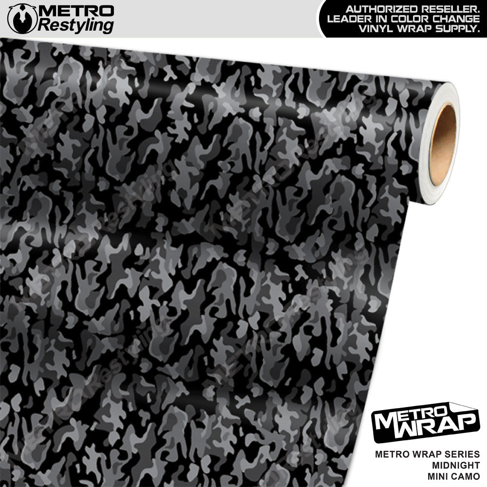 Metro Wrap Mini Classic Midnight Camouflage Vinyl Film