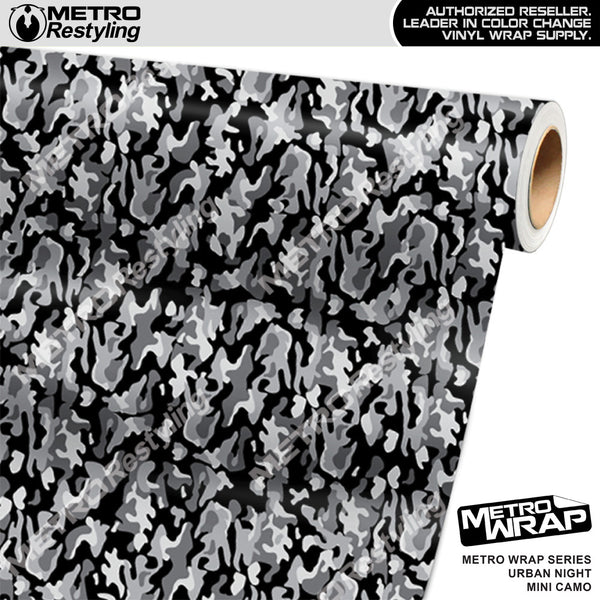 Metro Wrap Jumbo Classic Urban Night Camouflage Vinyl Film