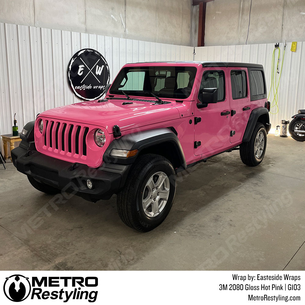 Gloss Hot Pink Jeep Wrap