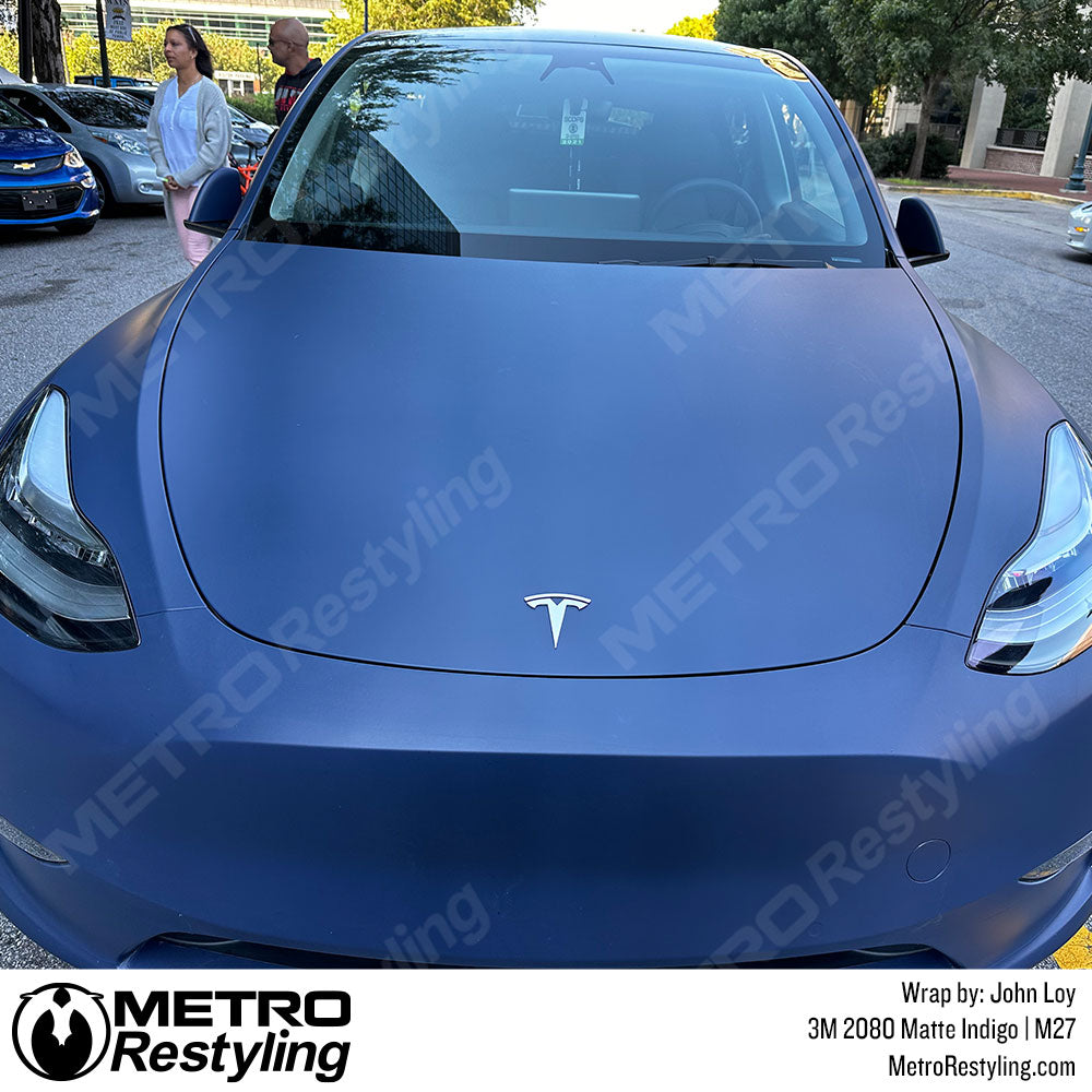 Matte Blue Matte Indigo Blue Vinyl Wrap