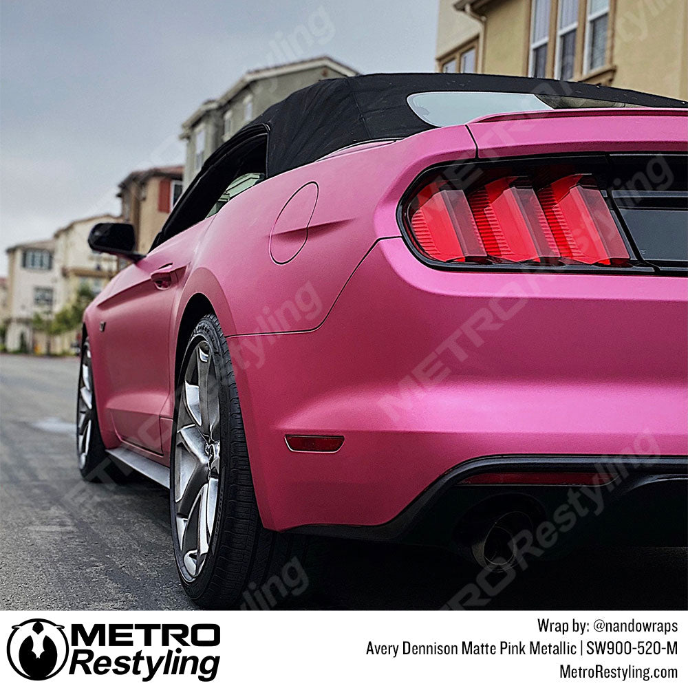 Avery Dennison SW900 Matte Pink Metallic Mustang