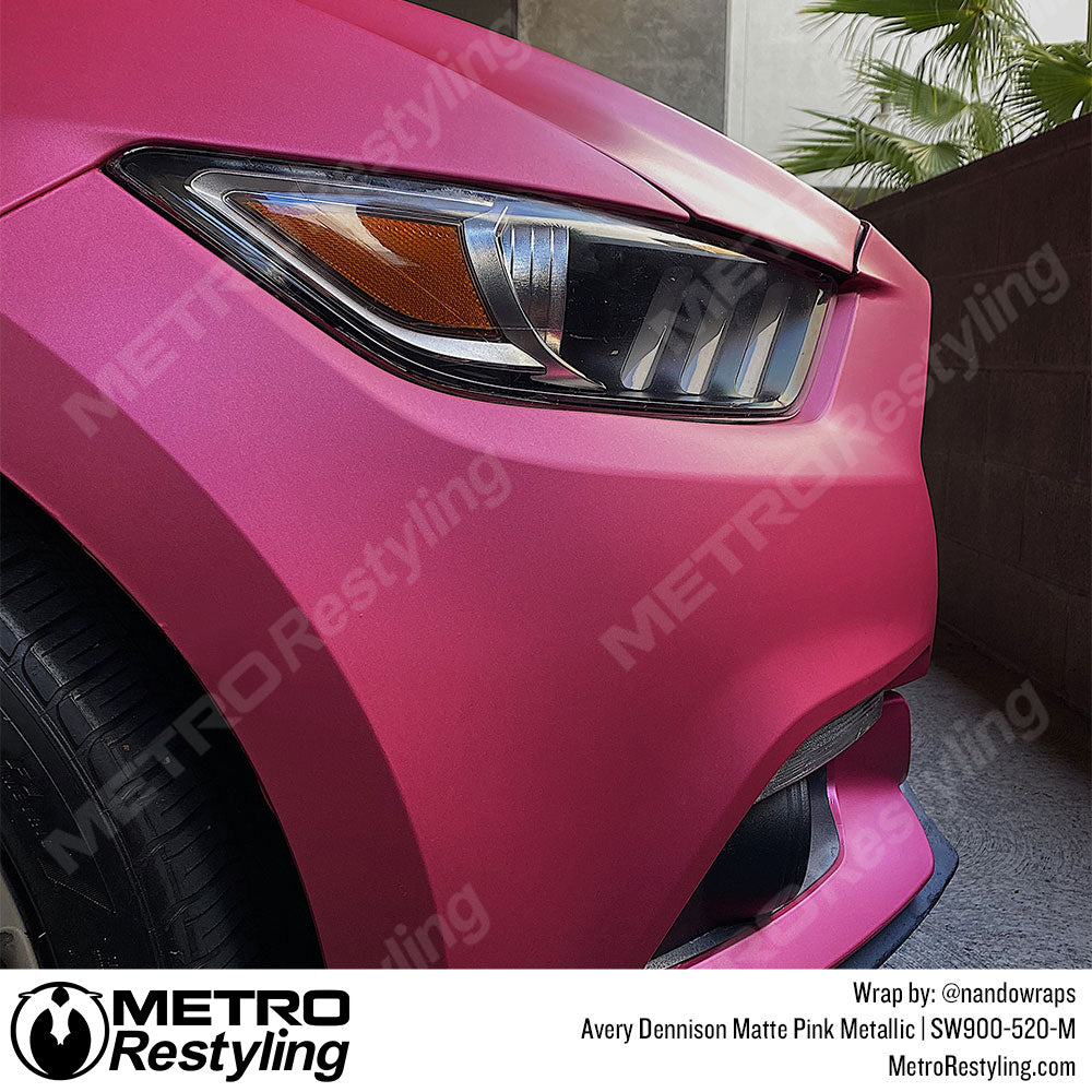 Metro Wrap Speed Shapes Elite Pink Vinyl Film