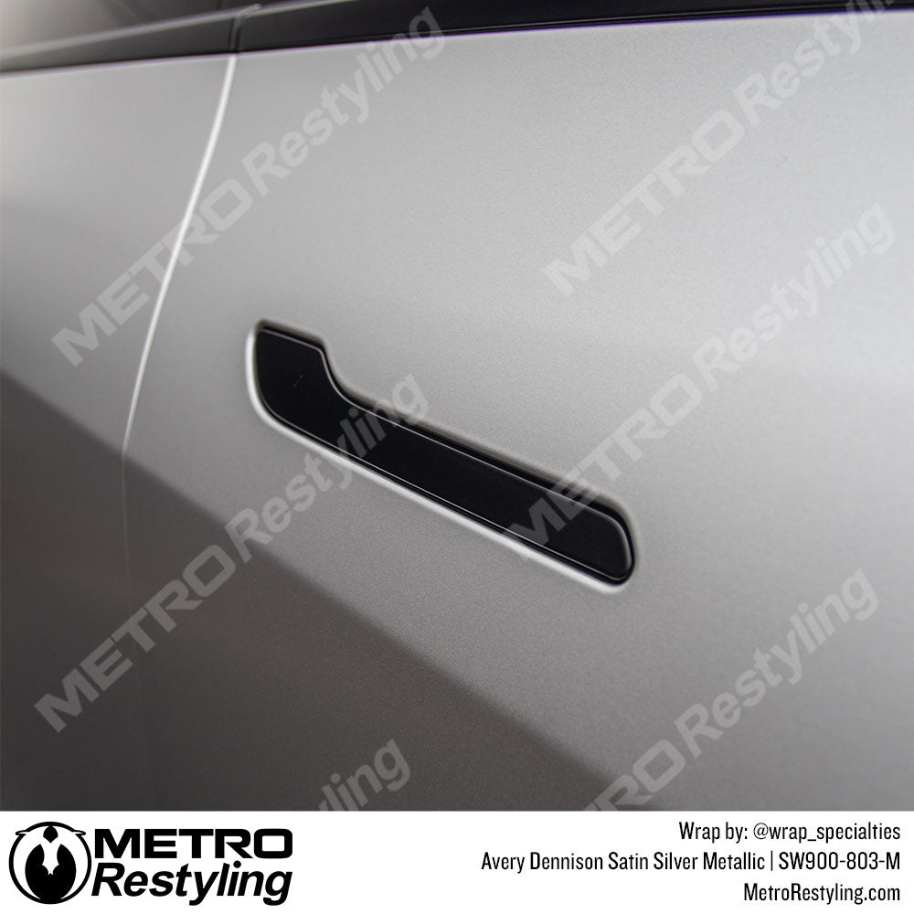 Avery Dennison® SWF 38 Matt Silver Metallic Car Wrap Autofolie 