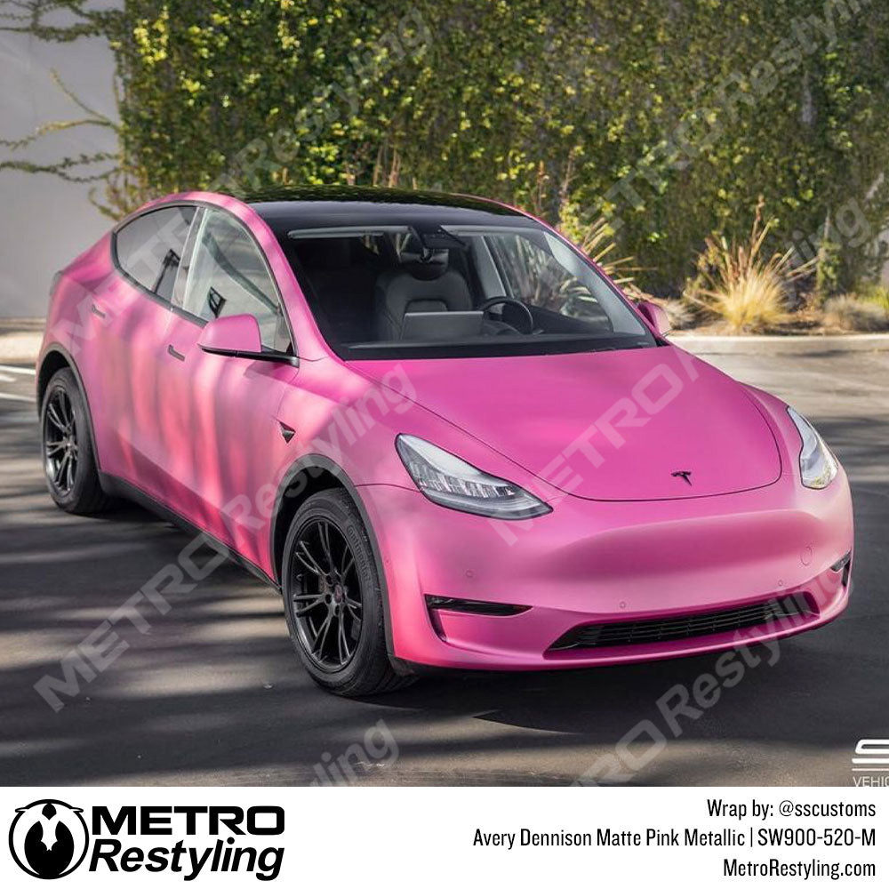 Avery Dennison SW900 Matte Pink Metallic Tesla