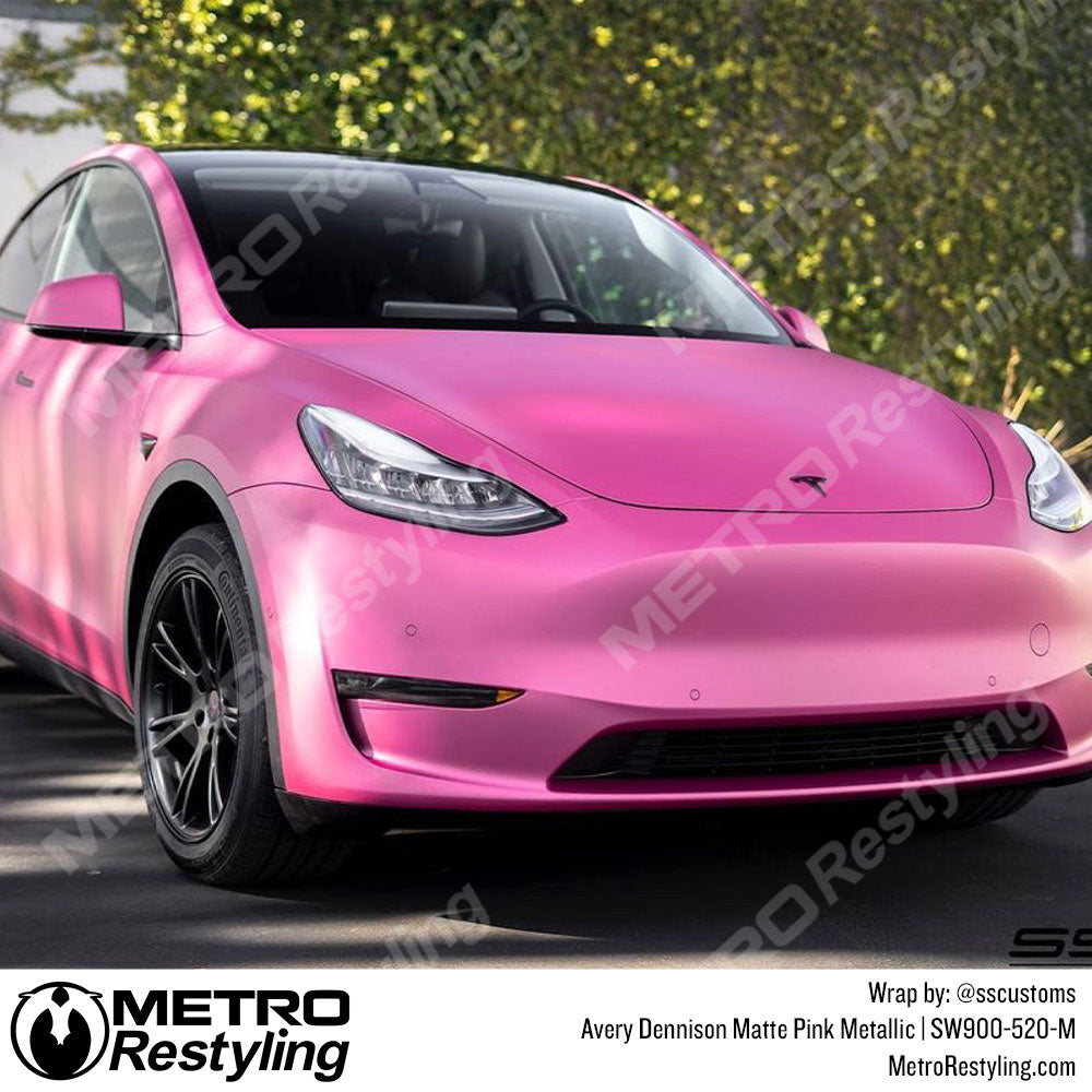 Avery Dennison SW900 Matte Pink Metallic Tesla