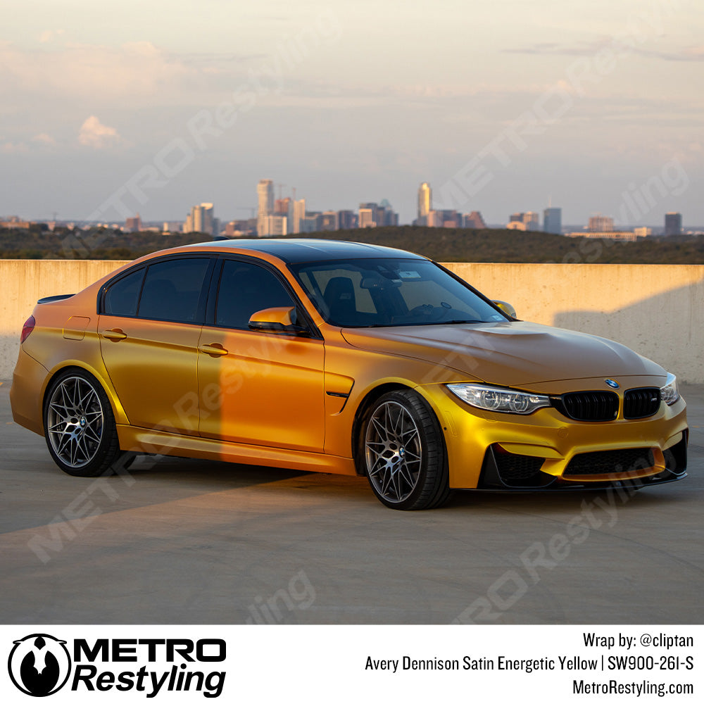 BMW Energetic Yellow Vinyl